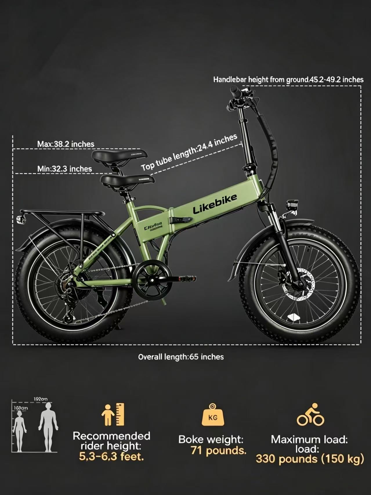 Likebike Folding e-bike Cityfun