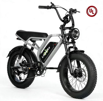 2000W Fat Tire Electric Bike, UL 2849 Certified, Likebike U12 Off-Road Ebike