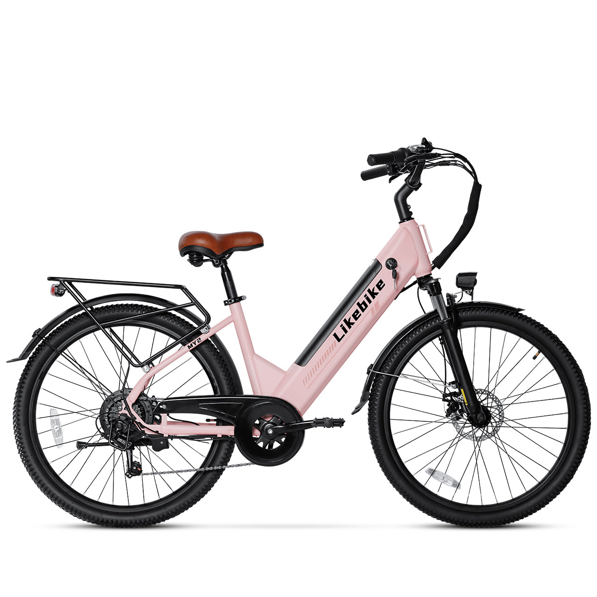 Likebike MY2 26" Step-Through Electric Bike for Adults,  UL 2849 Certified Commuter Ebike