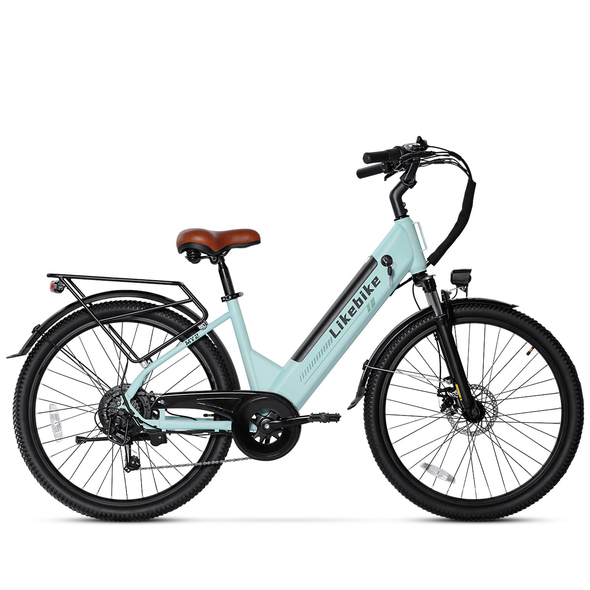 Likebike MY2 26" Step-Through Electric Bike for Adults,  UL 2849 Certified Commuter Ebike