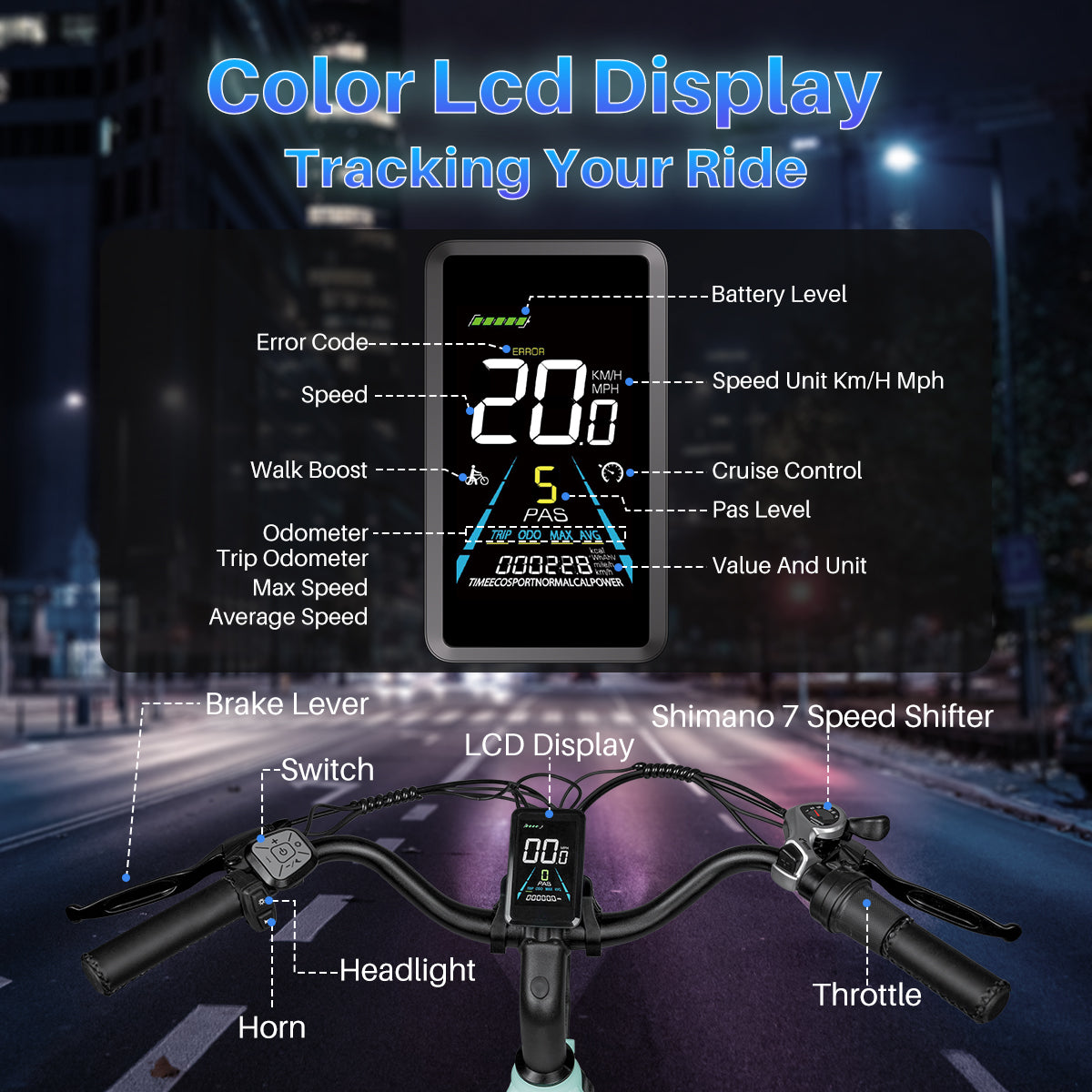 Likebike MY2 26" Step-Through Electric Bike for Adults,  UL 2849 Certified Commuter Ebike