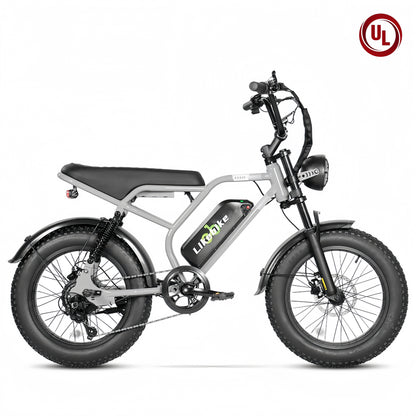 2000W Fat Tire Electric Bike, UL 2849 Certified, Likebike U12 Off-Road Ebike